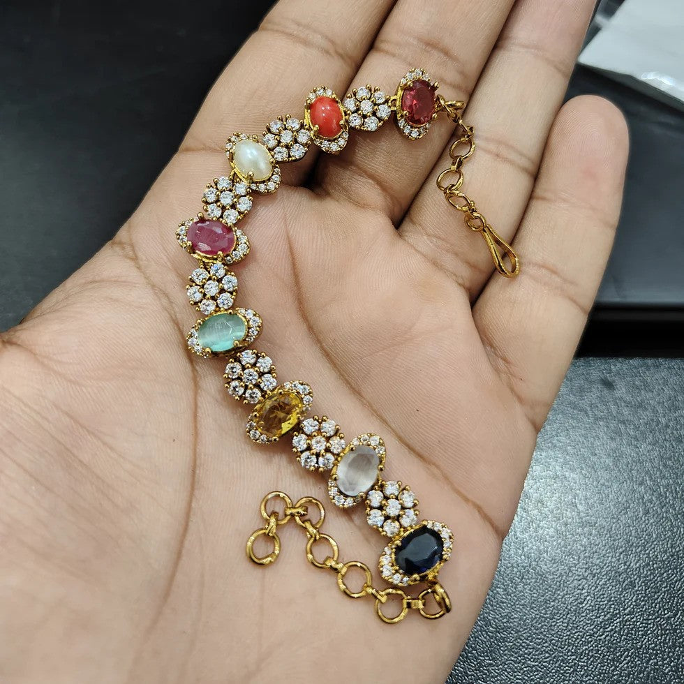 "PHOOL" Jadau Mala set